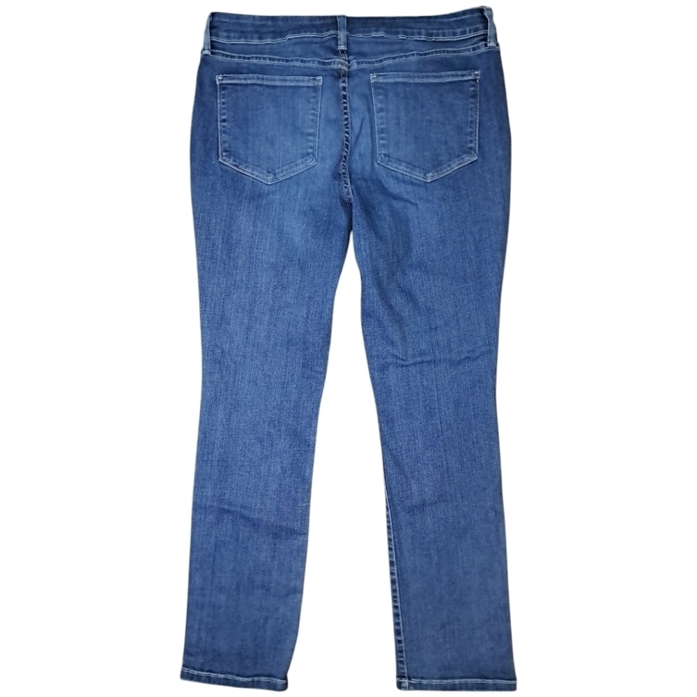 NYDJ Samantha Slim Jeans 12 Petite Quinn Wash Comfort Stretch Lift Tuck - Picture 12 of 15